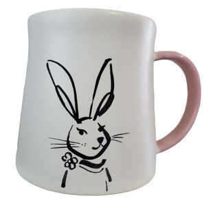 Pineapple Studio by Magenta mug Bunny Rabbit pink inside & handle coffee tea